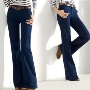 Madewell Wide Legger Flare Dark Wash Size …